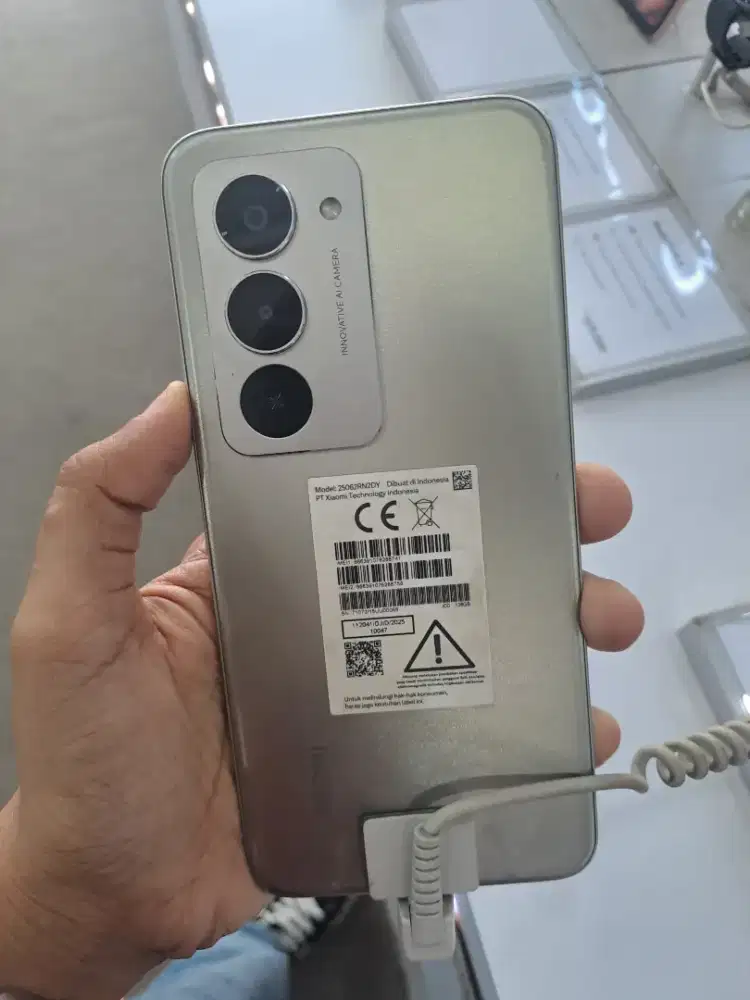 REDMI 15 BATERAI POWERFULL 7000 MAH+ TEKO 1 SET DENGAN GELAS