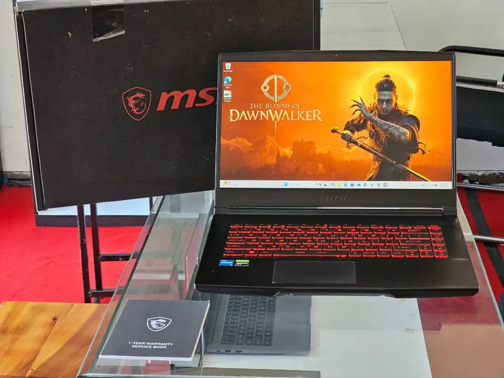 MSI GF63 THIN 11SC Intel Core i5 Gen 11 Ram 8 GB SSD 512 GB Nvidia GTX