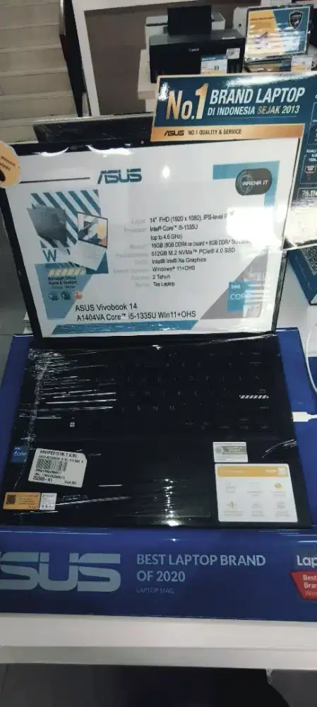 ASUS NOTEBOOK 15 16-512 SSD VAVIPS5151M.T.K/BL