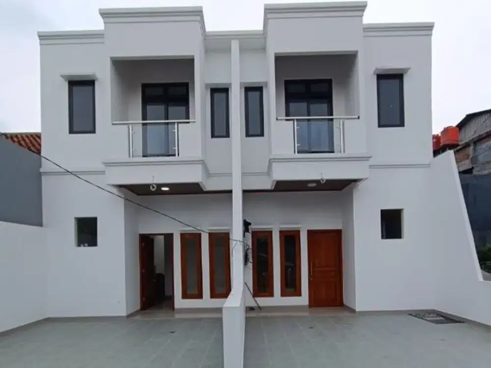 941 Rumah Baru 2 Lt  Lokasi Strategis di Jl. Raya Kodau Jatiwarna, Bekasi