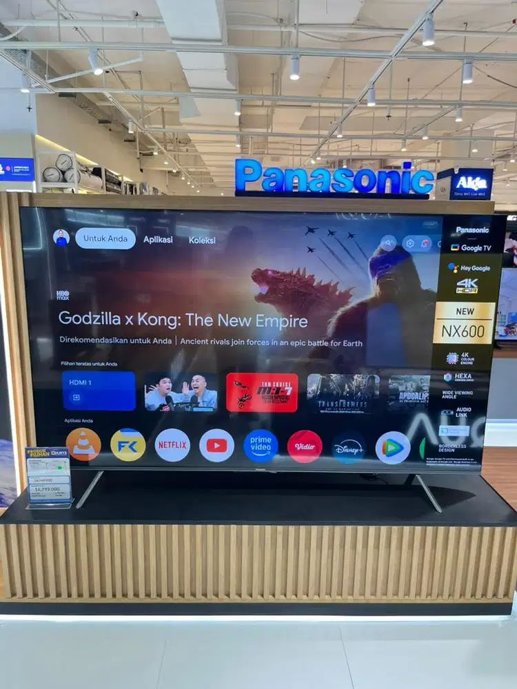 PANASONIC 4K GOOGLE TV 75 INCH, BISA CICILAN 0% CUMA MODAL KTP SAJA