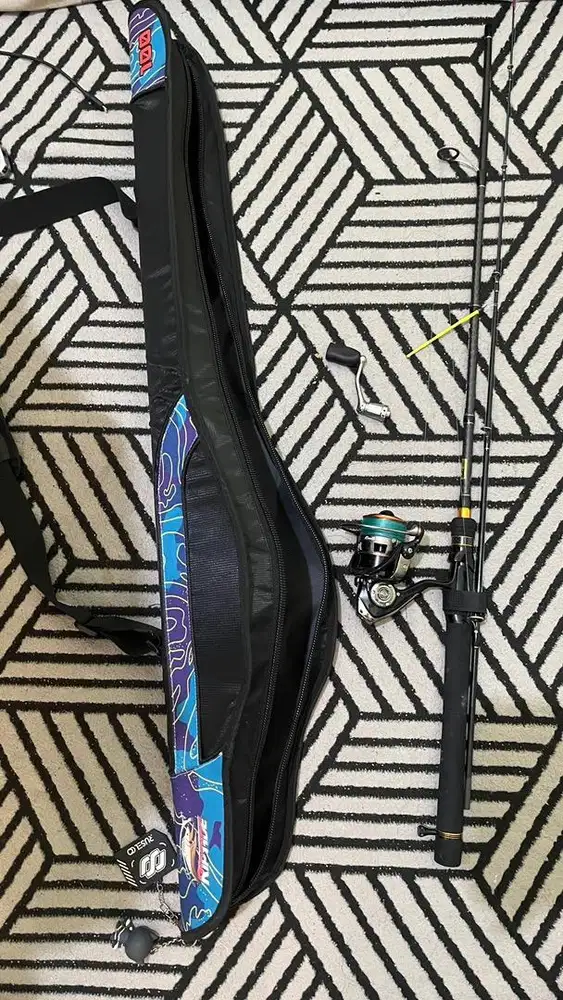 Joran + Reel + Senar YGK Mula + Tas riptide 100cm