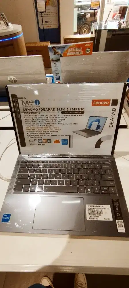 LENOVO NOTEBOOK 15 8/512GB SSD IPS3CVID.15.M.K/GY