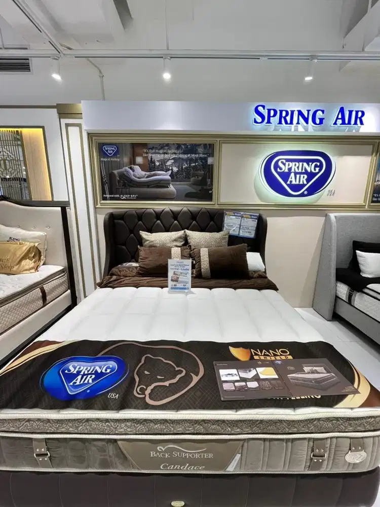 SPRING AIR COMPLETE KING BED SET 180x200 CANDACE, BISA CICILAN 0%
