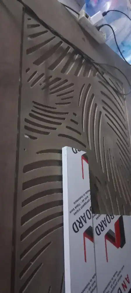 Pintu rumah sudah di cnc dan oven