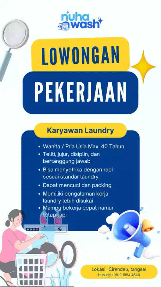 LOWONGAN KERJA LONDRI