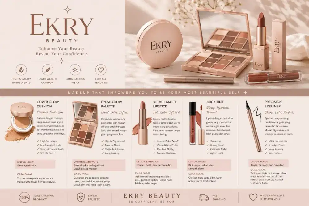 EKRY BEAUTY OFFICIAL | Makeup Aesthetic Premium