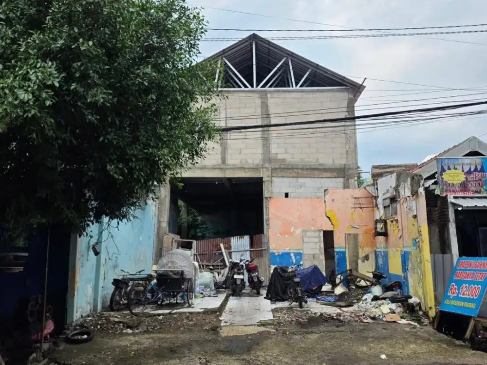 Dijual Rumah Usaha Hitung Tanah Murah & Strategis di Jl Girilaya, Sby