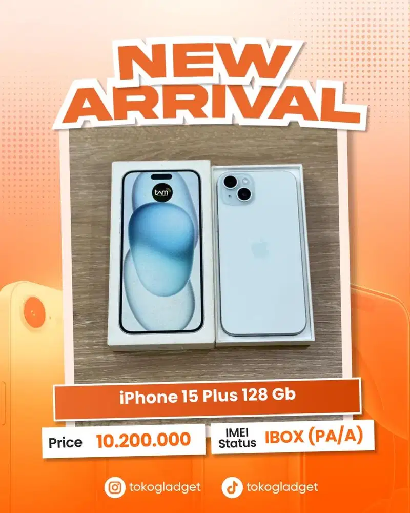 iPhone 15 Plus 128 Gb ex IBOX