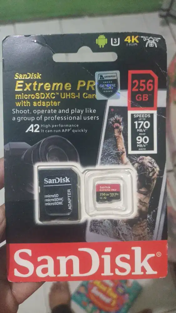 kartu memori SanDisk Extreme PRO microSDXC UHS-I 256GB