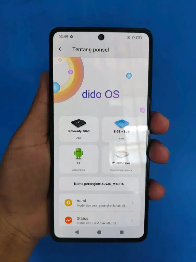 ADVAN MACHA 5G 8/256