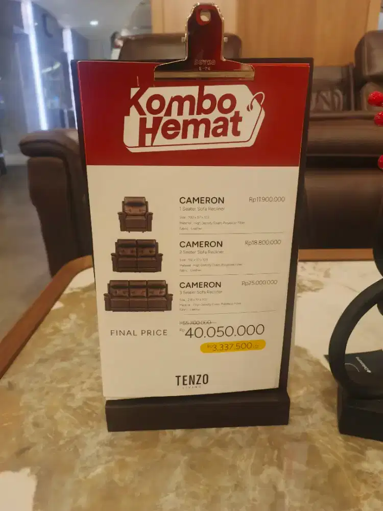 CAMERON Recliner Sofa PROMO cicilan mudah