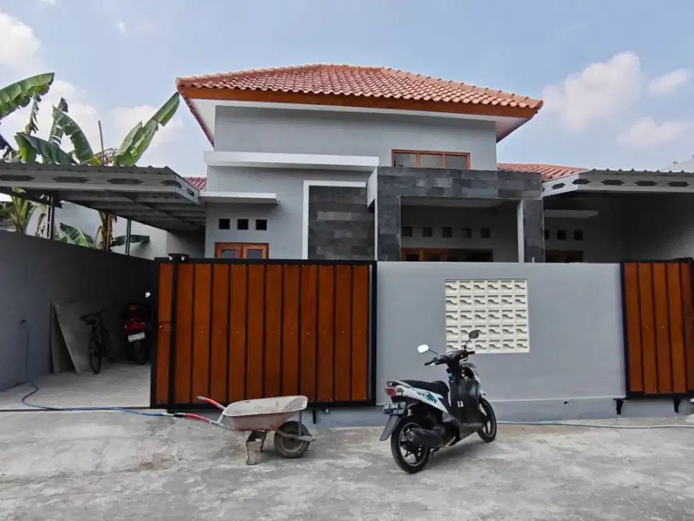 JUAL RUMAH MURAH 3 KAMAR TIDUR DI GENTAN RAYA DEKAT KOTA SOLO DAN UMS SOLO