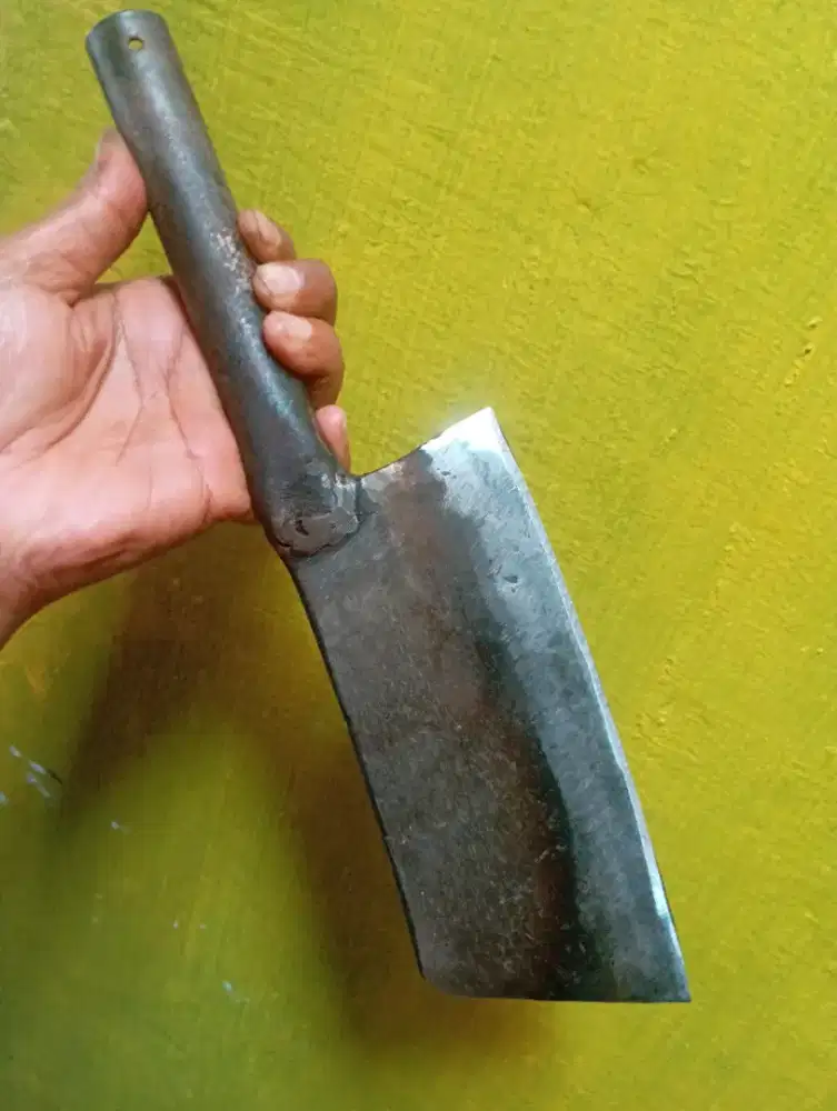 Pisau cincang premium baja full gagang besi