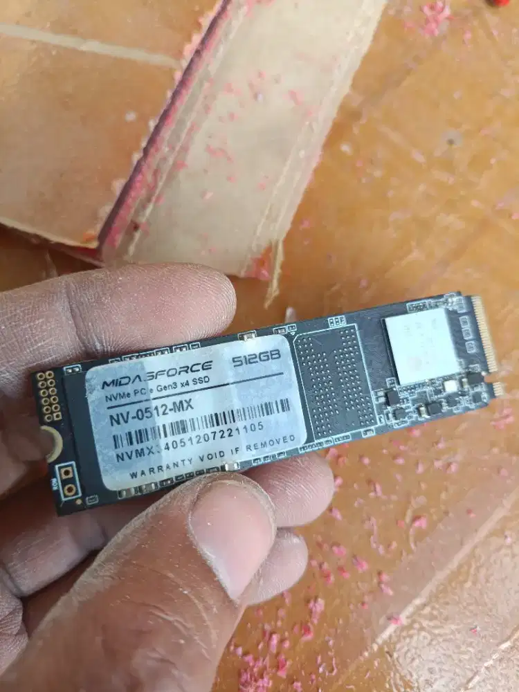 Midasforce NVME SSD 512GB PCIe gen 3 x 4