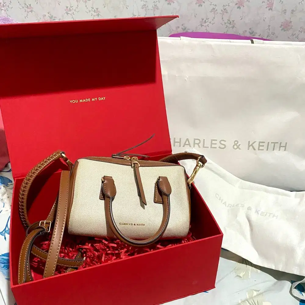 Charles & Keith Original Like New Lengkap Dustbag