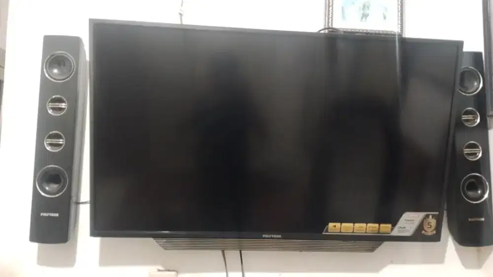 tv led polytron 43 inc, digital biasa