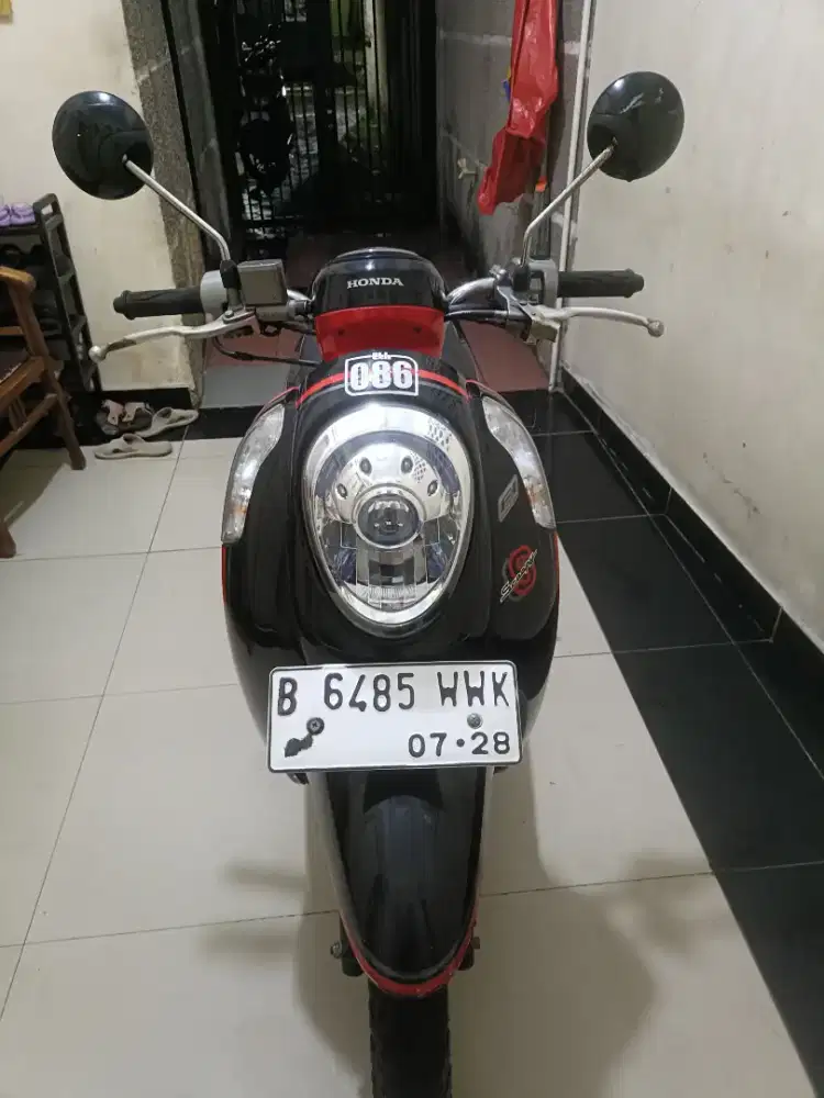 Honda Scoopy fi 2014 surat komplit pajak hidup