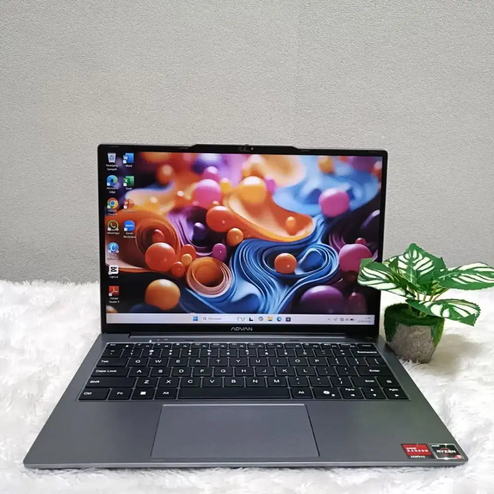 ADVAN WORKMATE RYZEN 5 3500U RAM 8GB SSD 256GB LAYAR 14.0 INCH FHD