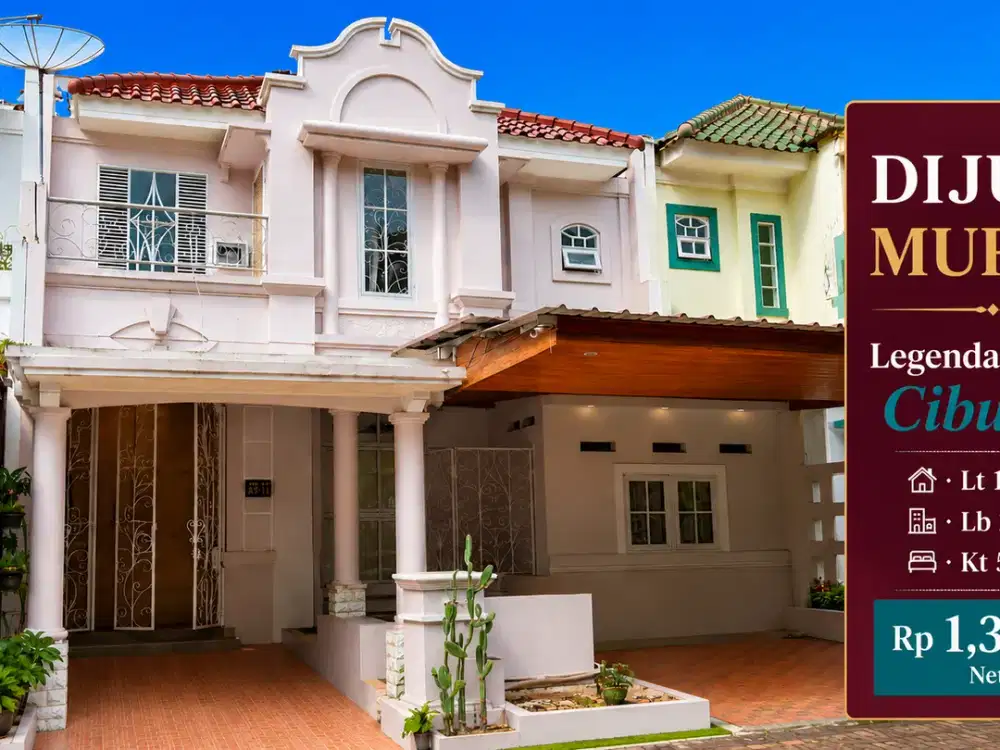 Jual Murah Rumah siap Huni di Legenda Wisata Cibubur Depan Kota Wisata