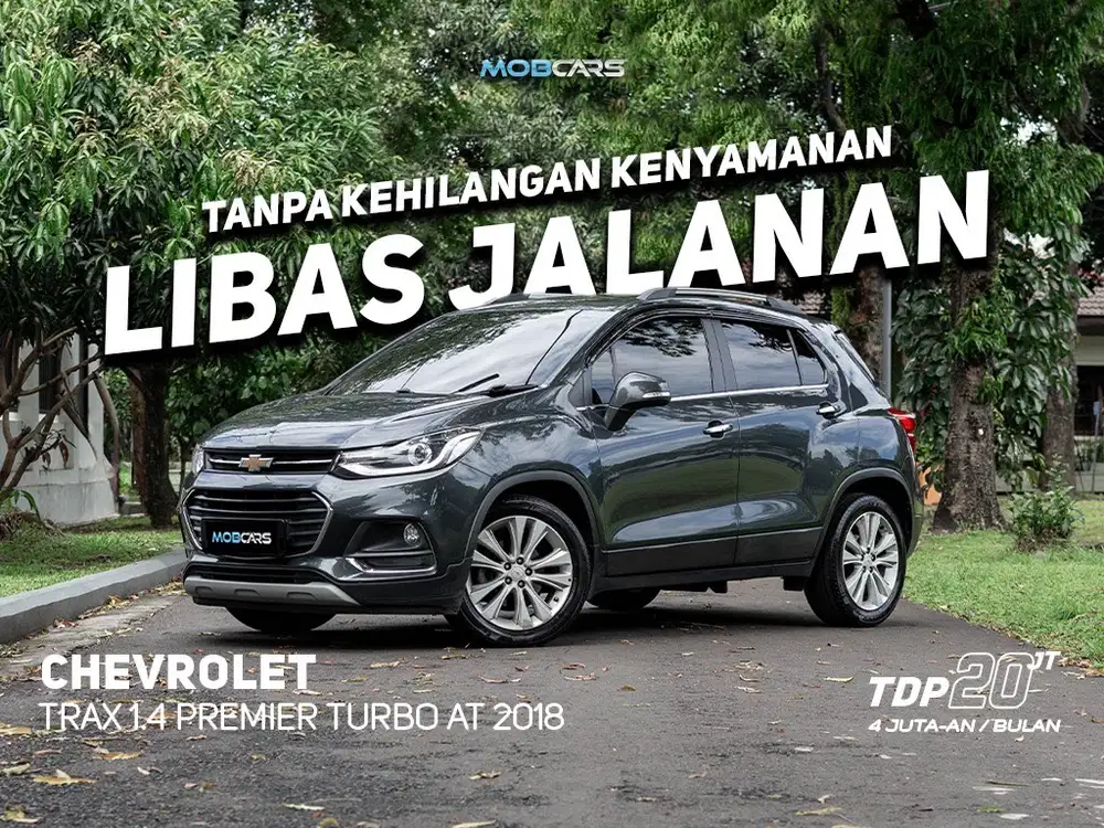 FREE BBM FULL TANK TRAX PREMIER TURBO 1.4 AT 2018 GREY