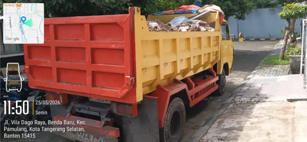Jasa buang puing dan angkut sampah