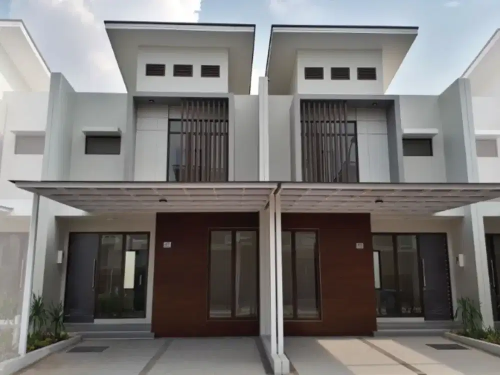 Rumah 2lt luas 6x15 90m type 2KT Cluster Shinano JGC Jakarta Garden City