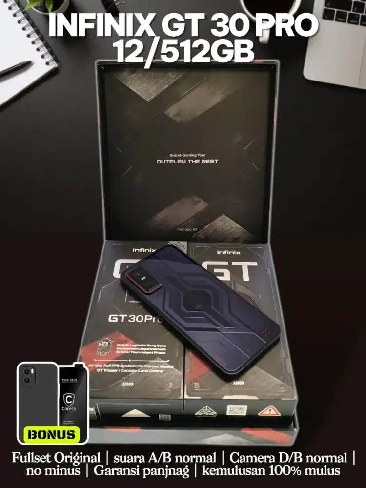 Infinix GT 30 PRO 5G 12/512GB Spesial edition gif box garansi panjang