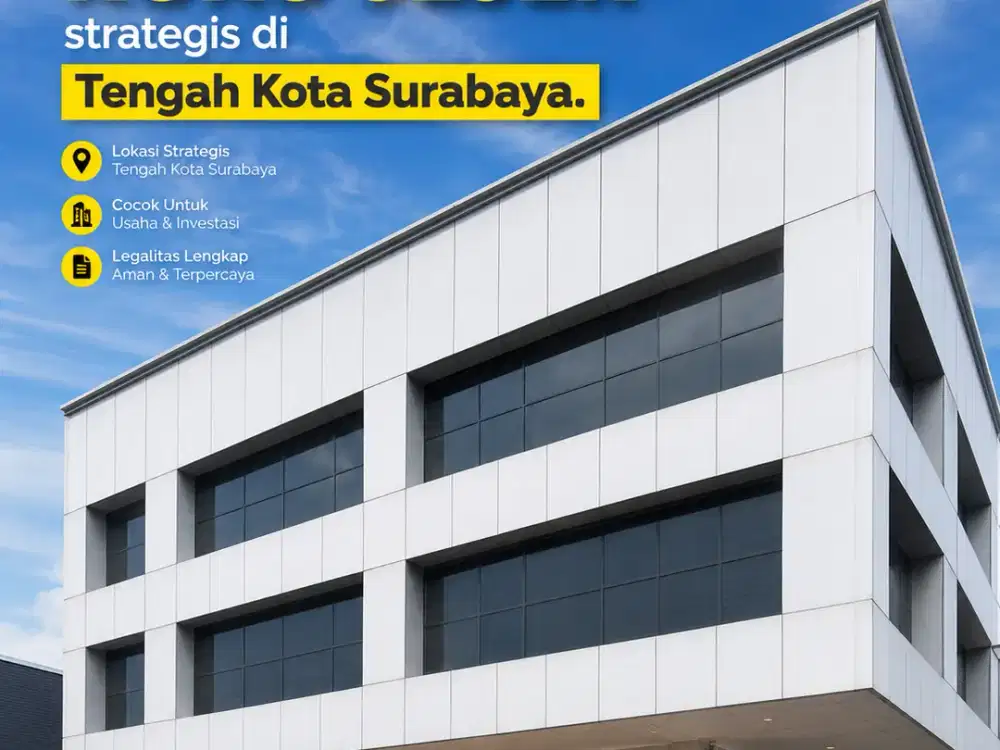 Dijual 2 Ruko Jejer di Komplek Manyar Megah Indah Plaza (RMI) Surabaya