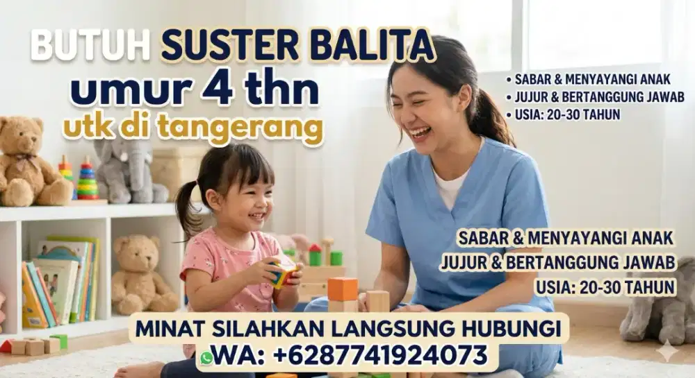 Loker art dan baby sitter terbaru