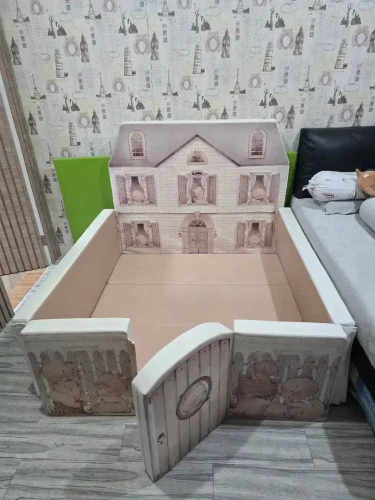 Lumba Playground / Bumper Bed Antibacterial Bear House,