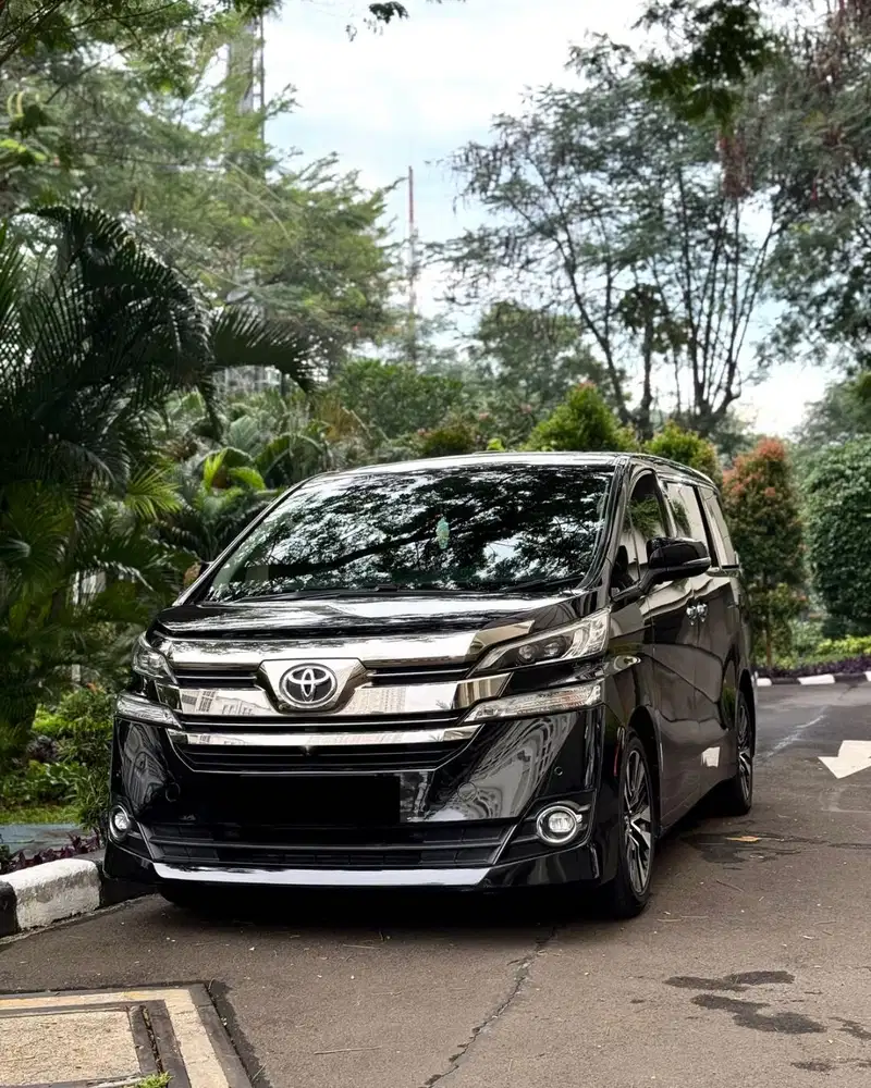Harga CASH LOW KM Toyota Vellfire G ATPM 2017 Black