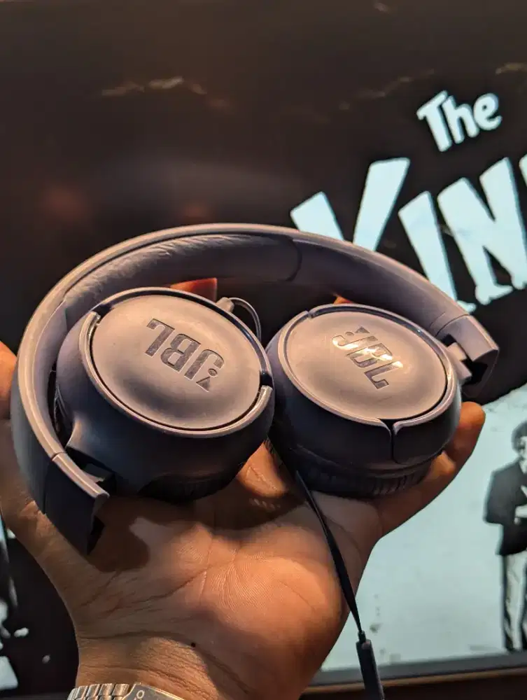 Headphone Headphones Headset From JBL TUNE 500 ( Blue Colour )