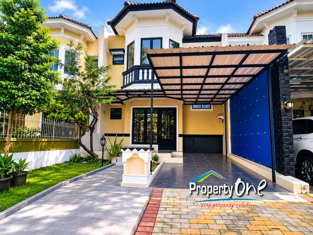 Jual Rumah Mexicano Style 2 Lantai Siap Huni Di Delatinos Sangat Dekat Akses Ke KRL Rawa Buntu, Tol BSD, Pusat Kuliner BSD, Mall AEON, Dan Kawasan BSD