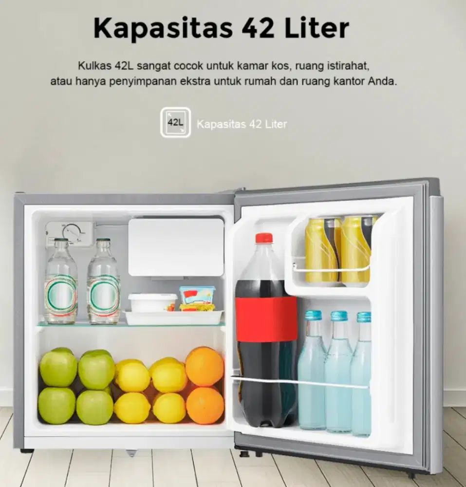 Kulkas mini bar hisense rr-68d4ign