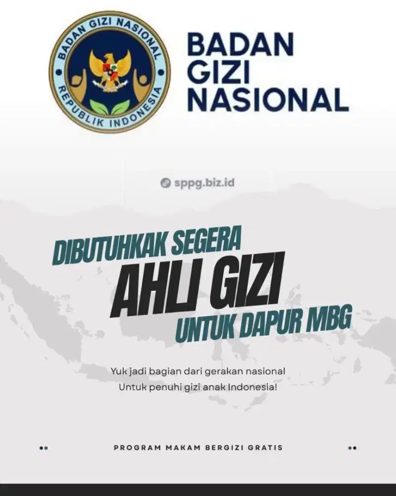 Lowongan Ahli Gizi