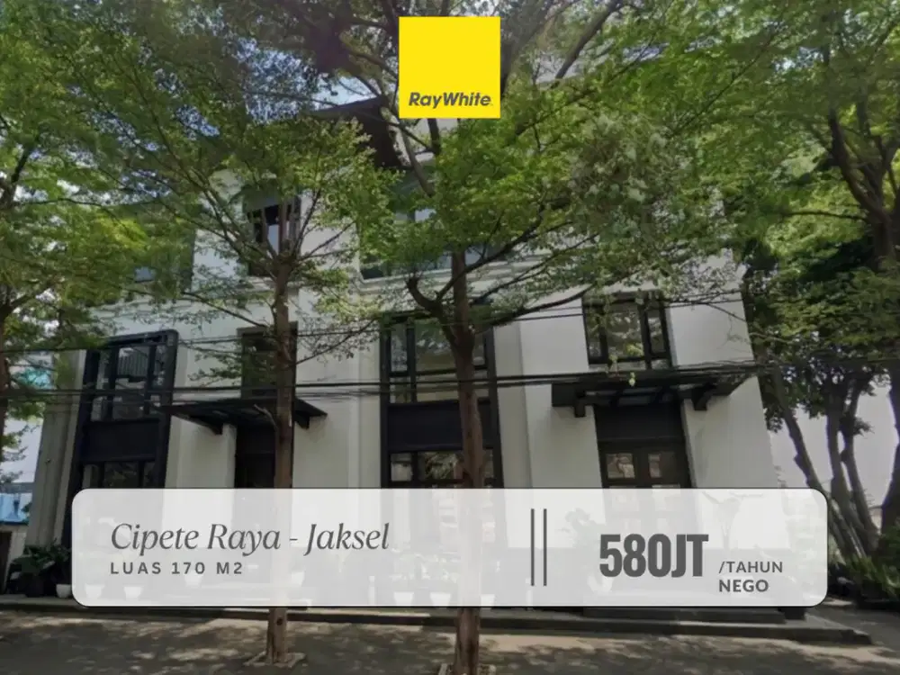 Lahan Komersial Cocok Untuk Coffee Shop Berlokasi Strategis di Cipete Dekat Stasiun MRT Jaksel