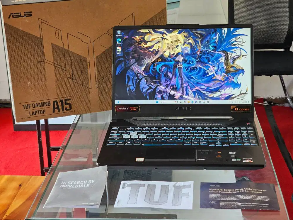 ASUS TUF A15 FA506IC AMD Ryzen 7 4800H Ram 8 GB SSD 512 GB Nvidia RTX