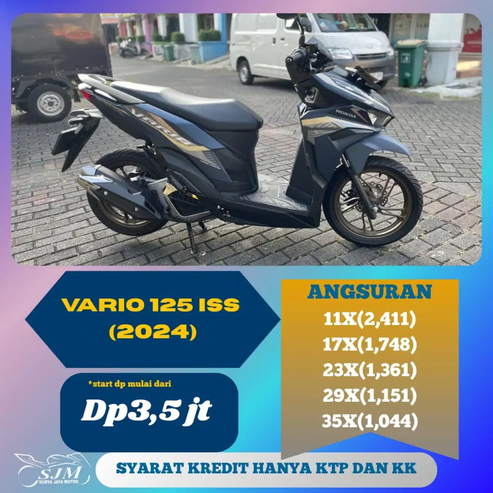 HONDA VARIO 125 CBS ISS 2024 MESIN HALUS