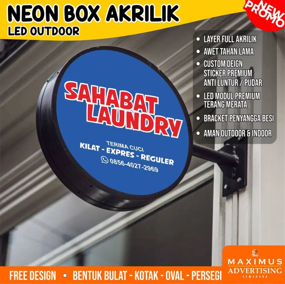 Neon Box Akrilik LED