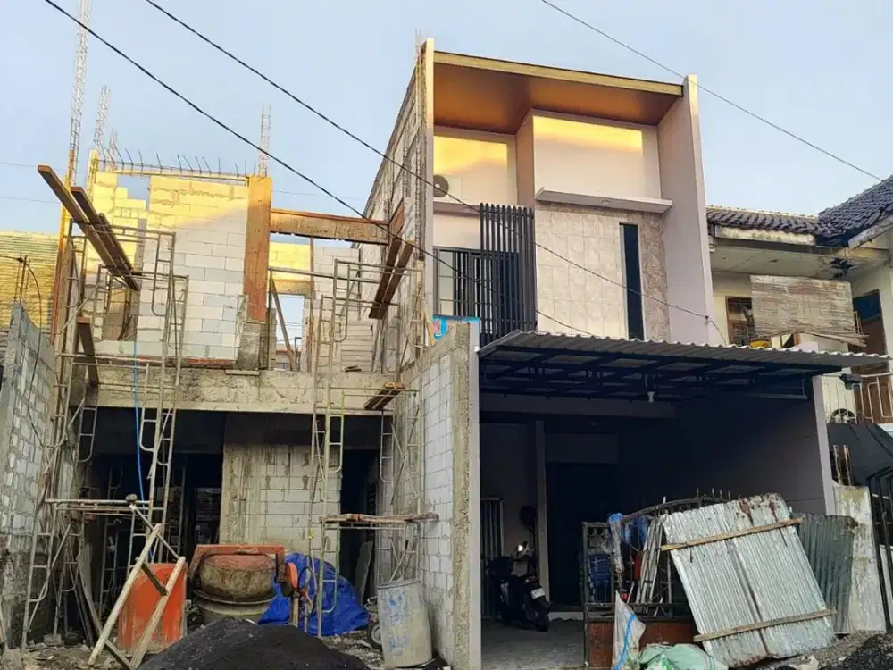Rumah Baru 2 Lantai di Tenggilis Surabaya Dekat Merr