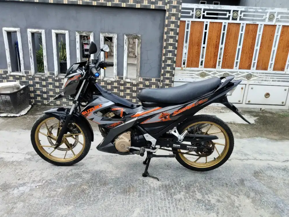 Suzuki Satria F 150cc tahun 2013 plat 2028 siap pakai