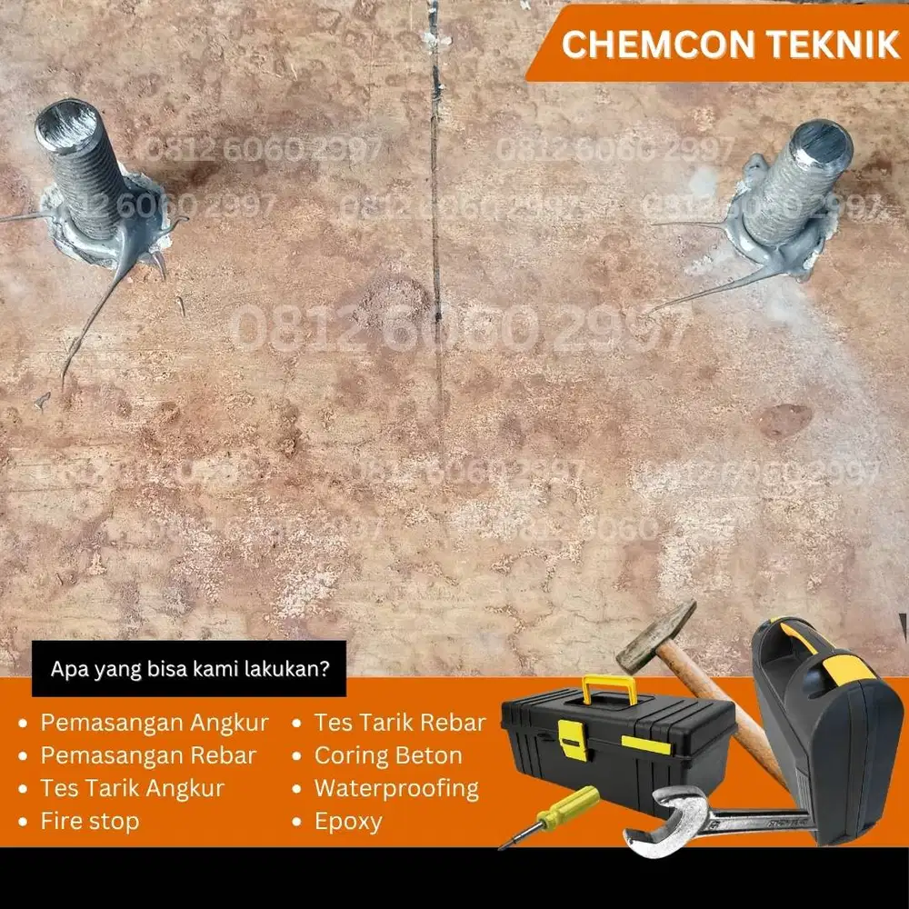 Spesialis Pemasangan Angkur Chemical M12