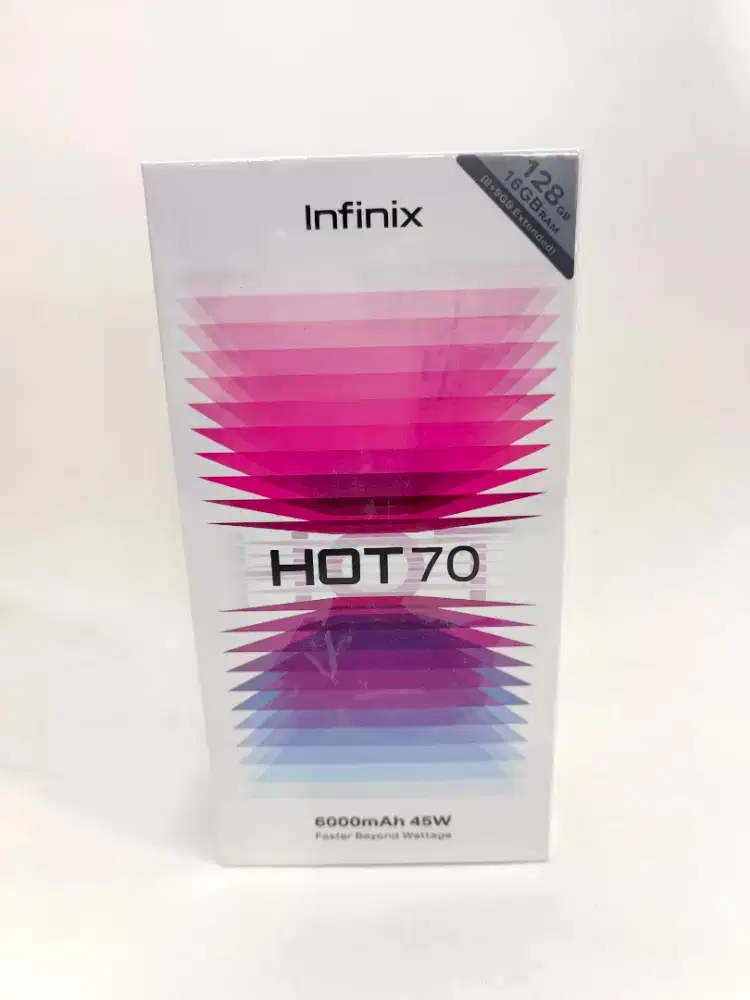 INFINIX HOT 70 6+6/128GB, 8+8/128GB, 6+6/256GB GARANSI FRESH