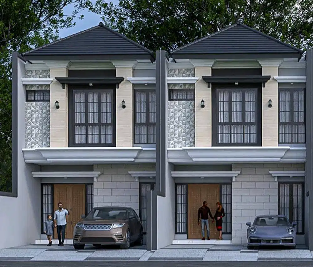 Dijual Rumah Babatan Pantai Utara Minimalis Baru Gress 2 Lantai