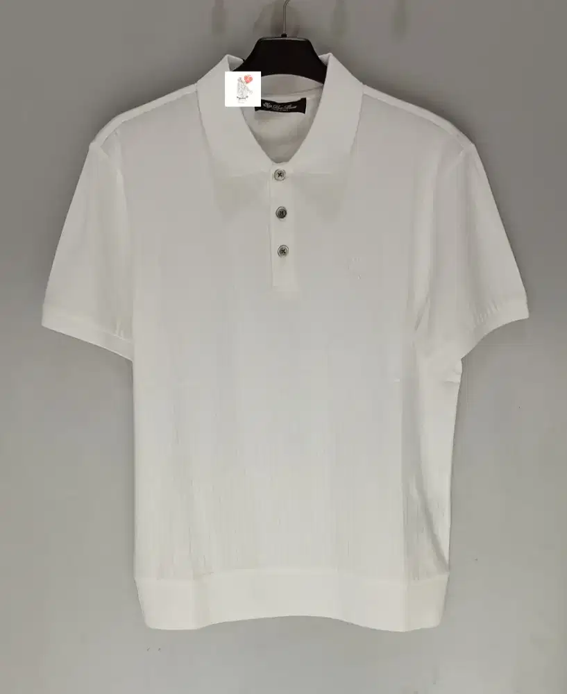 LORO PIANA POLO SHIRT WHITE