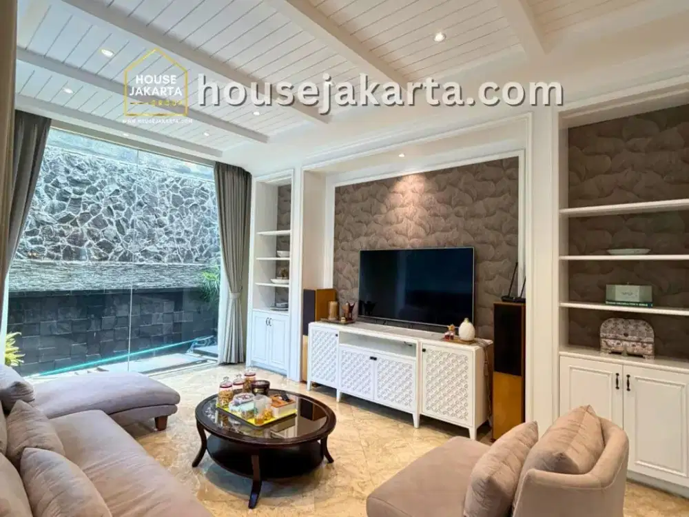 DISEWAKAN RUMAH KEMANG TIMUR,  RENOVATED, SIAP HUNI & BEBAS BANJIR