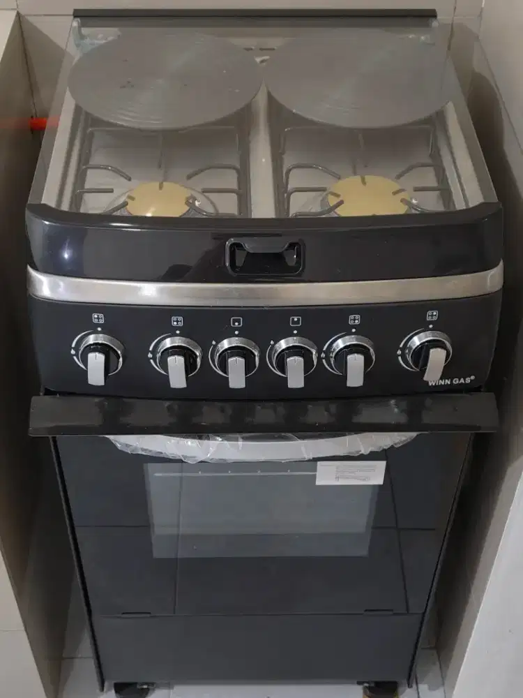 Kompor Standing Winn Gas 5060A 4 Tungku dan Oven Bawah