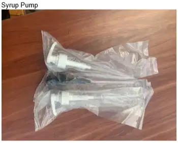 Syrup Pump pompa cairan minuman untuk keperluan dapur