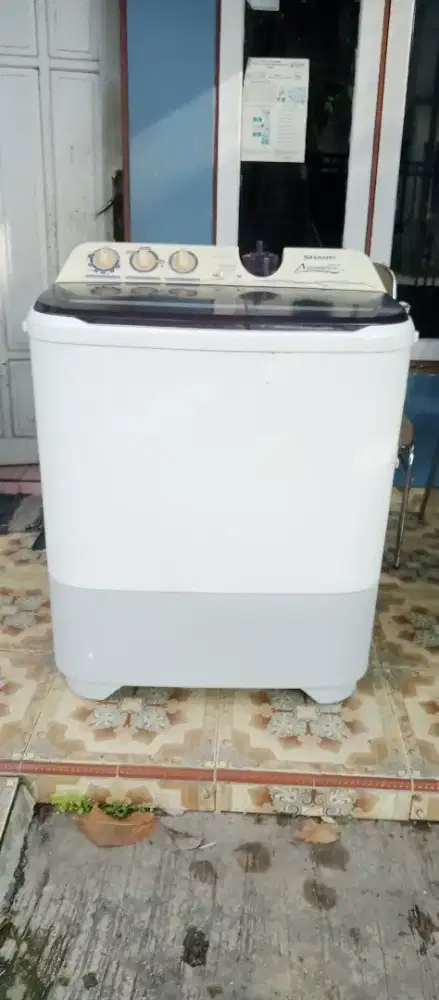 Jual Mesin cuci 2tabung Sharp 9,5KG.Banjarbaru